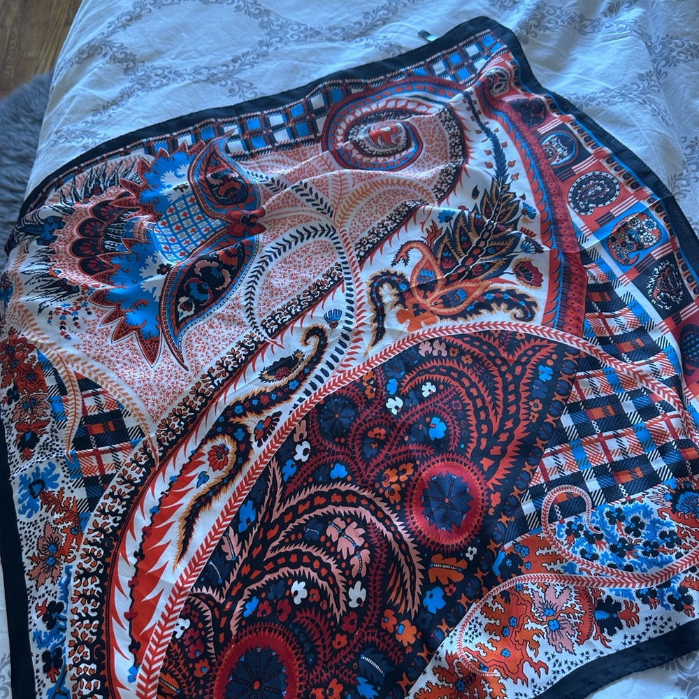 Colorful Paisley Scarf